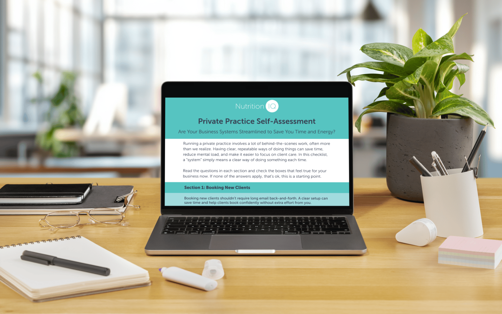 Designed for Canadian dietitians, this free private practice systems self-assessment helps reduce admin overwhelm and streamline your nutrition practice.