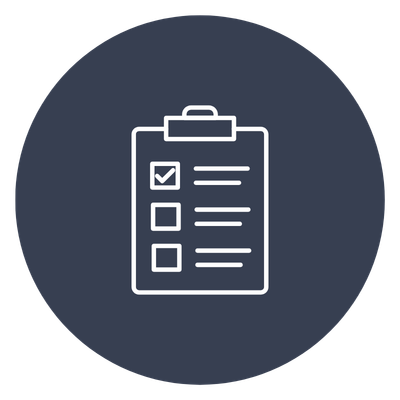 Clipboard icon representing admin task overwhelm for dietitians in private practice