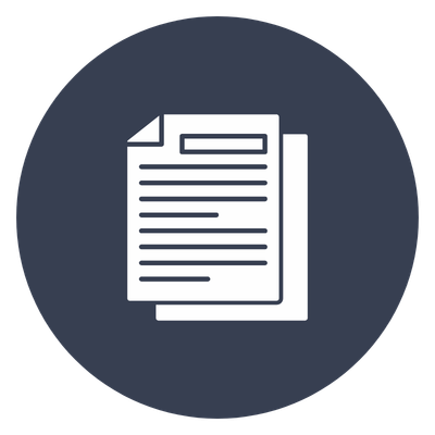 Icon representing a dietitian spending more time on admin work than seeing clients